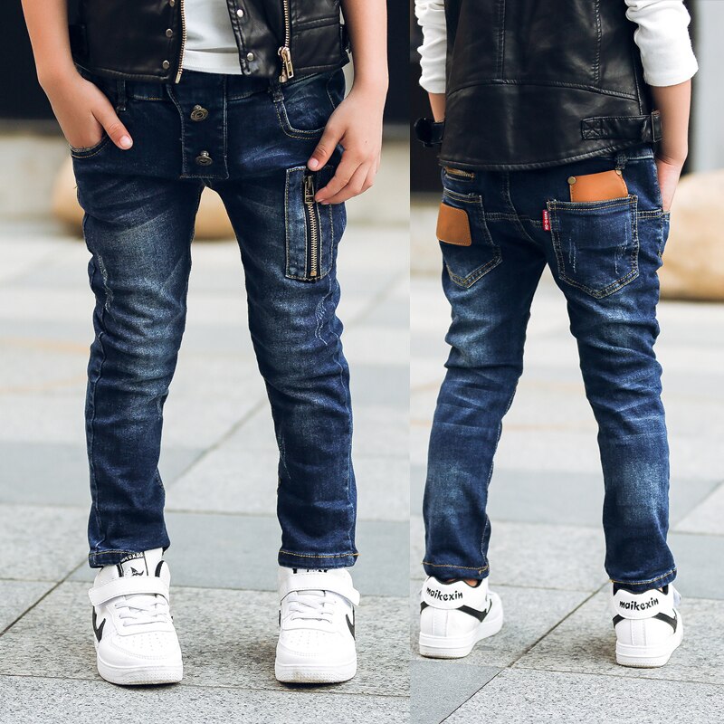 Vendita al dettaglio 2020 autunno inverno pantaloni in cotone ragazzi jeans bambini pantaloni alla moda alla moda pantaloni a matita roupas infantis menina leggings