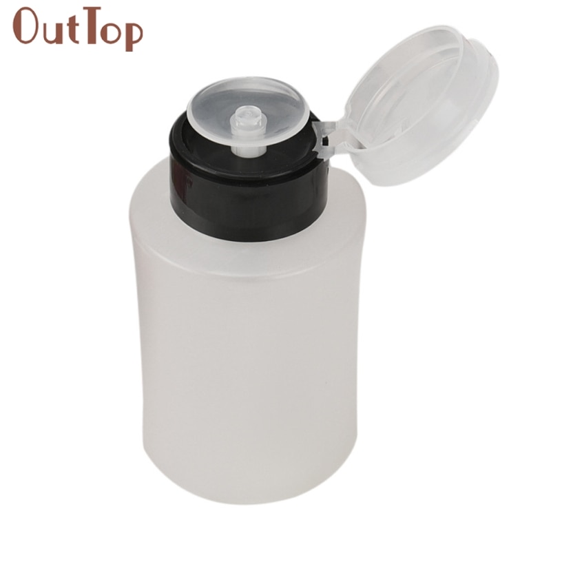 Outtop Best Goede Pomp Dispenser Fles Nail Art Aceton Polish Makeup Remover Manicure Nail Art Gereedschap 1pcs 1101