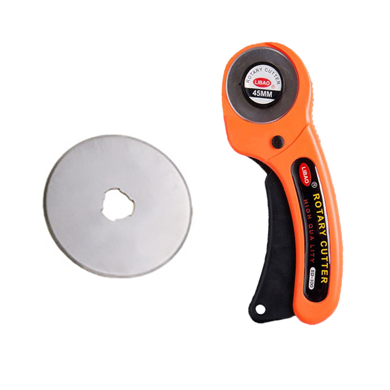 45 mm Lederhandwerk, Rollschneider, Lederschneidewerkzeug, Lederhandwerk, Stoff, kreisförmige Klinge, Messer, DIY, Patchwork, NäHenne, Quilten: Pflaume