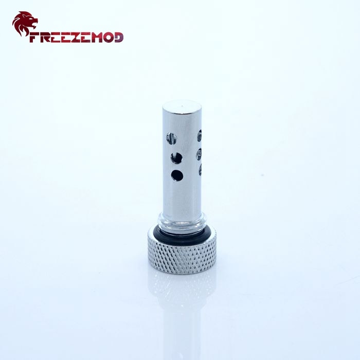 FREEZEMOD computer pc water cooler fitting water tank external bubbler to prevent the generation of bubbles long version.PJ-PPQC