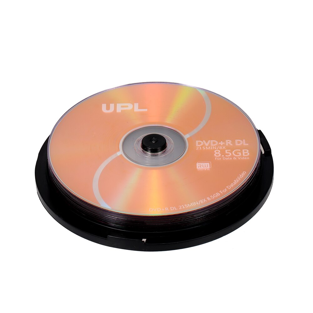 Disco DVD para datos y vídeo, 215MIN 8X DVD + R DL 8,5 GB, disco en blanco, 50 unidades