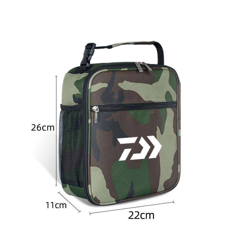 Bolsa de pesca para deportes al aire libre para hombre, bolsas de pesca multiusos de camuflaje multifuncionales portátiles de gran capacidad: micailibai