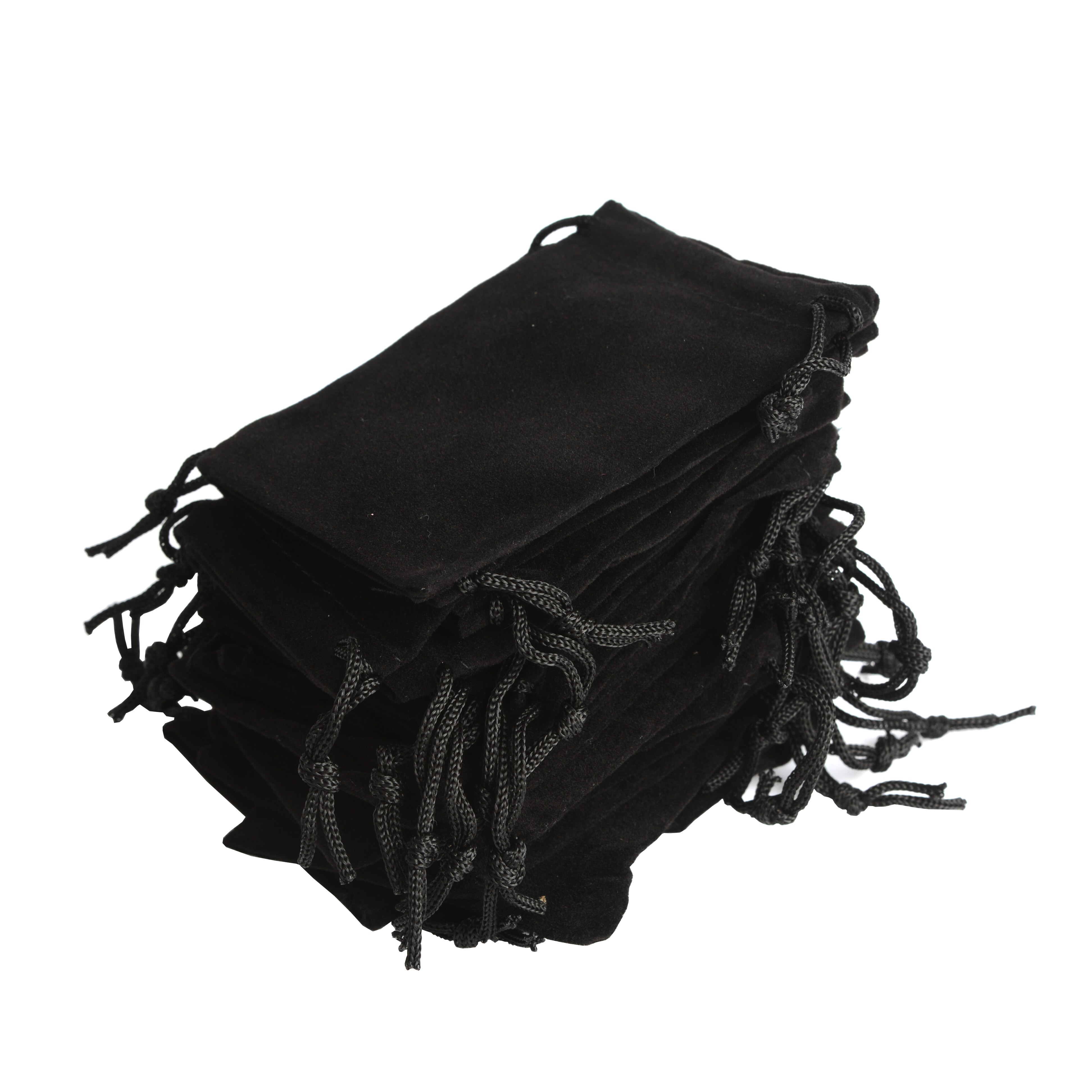 50Pcs Velvet Drawstring Pouch Bag/Jewelry Bag 7x9cm 2.75x3.54&quot;,Annual Party Year Christmas Wedding Bag pochette cadeau