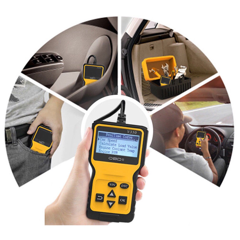 Auto Fehler Code Leser Motor- Überprüfen V310 OBD2 Scanner diagnostizieren Werkzeug Foxwell UK