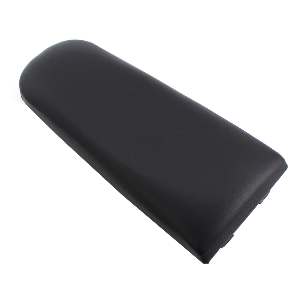 Leather Armrest Cover Car Center Console Armrest Cover Lid For Jetta Bora Golf MK4 Beetle Skoda Octavia Passat B5: Black