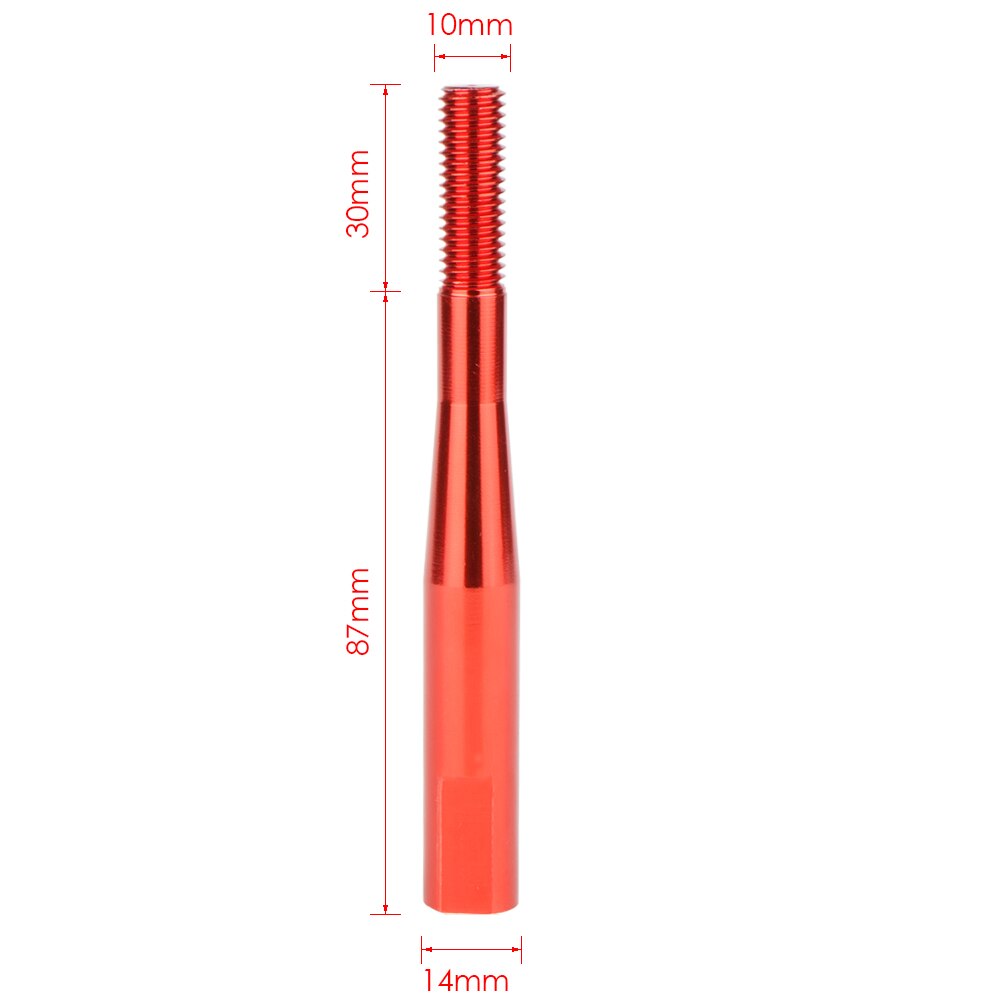 Universal 117mm M10 x 1.5 Aluminum Shift Knobs Extension Extender JDM Rally Drift Gear Shifter Lever for Honda Acura