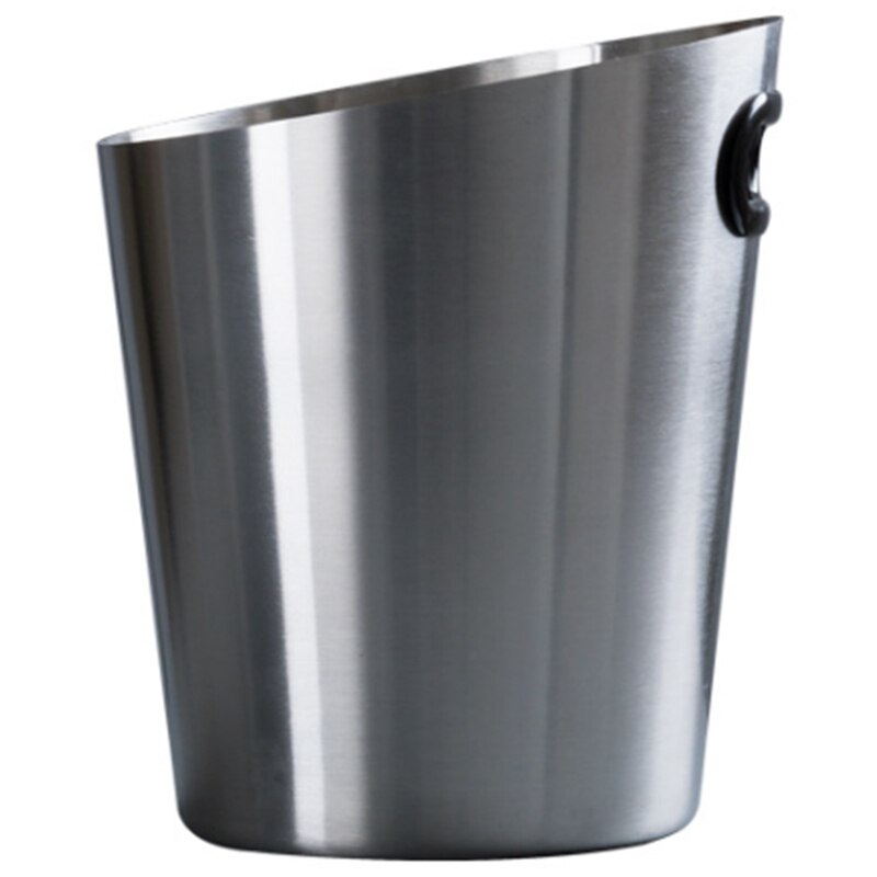 Wiaderko na szampana ze stali nierdzewnej wiadro robić piwa domowego bar KTV komercyjne wiaderko z lodem wino i wiaderko na wino: srebro