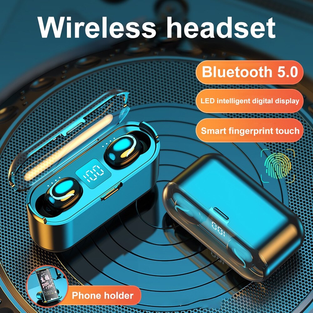 S1 Wireless Bluetooth Earphones In-Ear Touch Control Noise Reduction Headsets