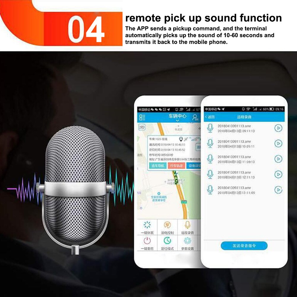 Gps bil oplader tracker-usb oplader bil tracking enhed tracker med live lyd til køretøjer biltilbehør