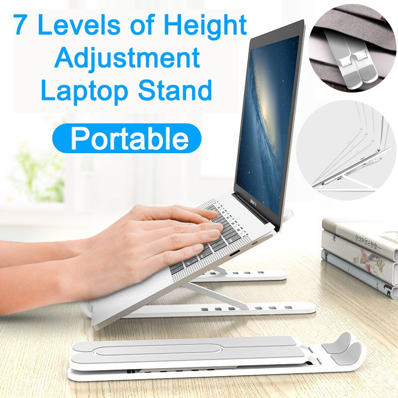 universell justerbar sammenleggbar bærbar stativholder til ipad macbook pro luft dell bærbar bærbar kjøling stasjonær bærbar datamaskinholder