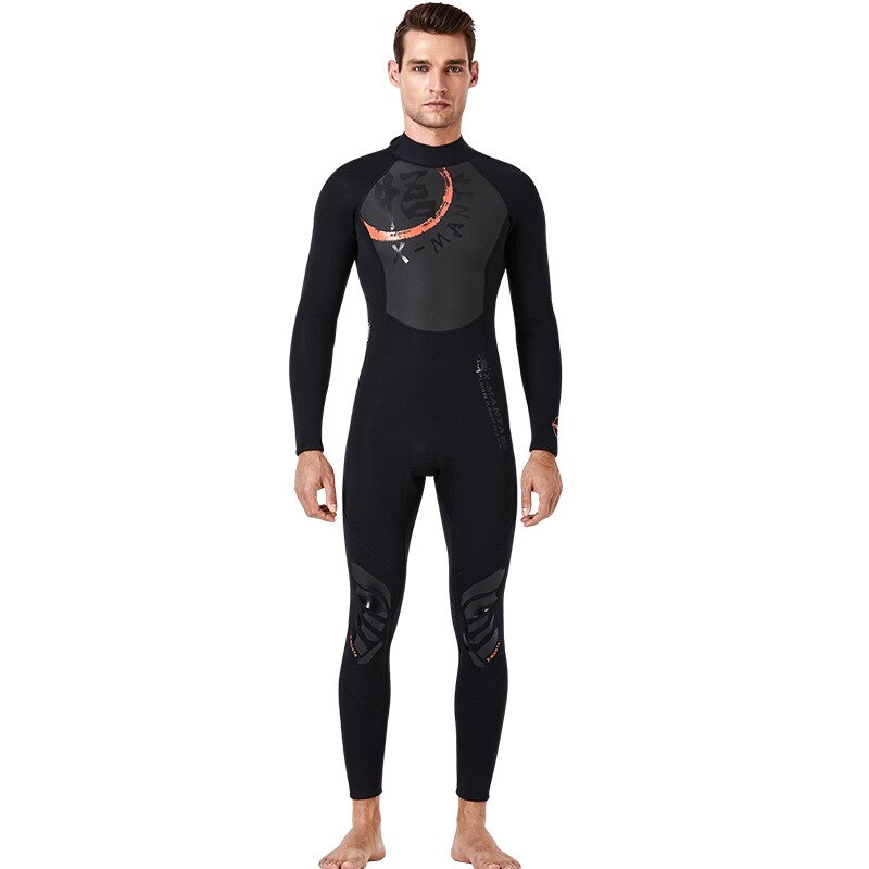 Men’s Women’s 3mm Neoprene Full Body Wetsuit Super Stretch Perfect for Surfing, Diving, Snorkeling, All Water Sports Long Sleeve