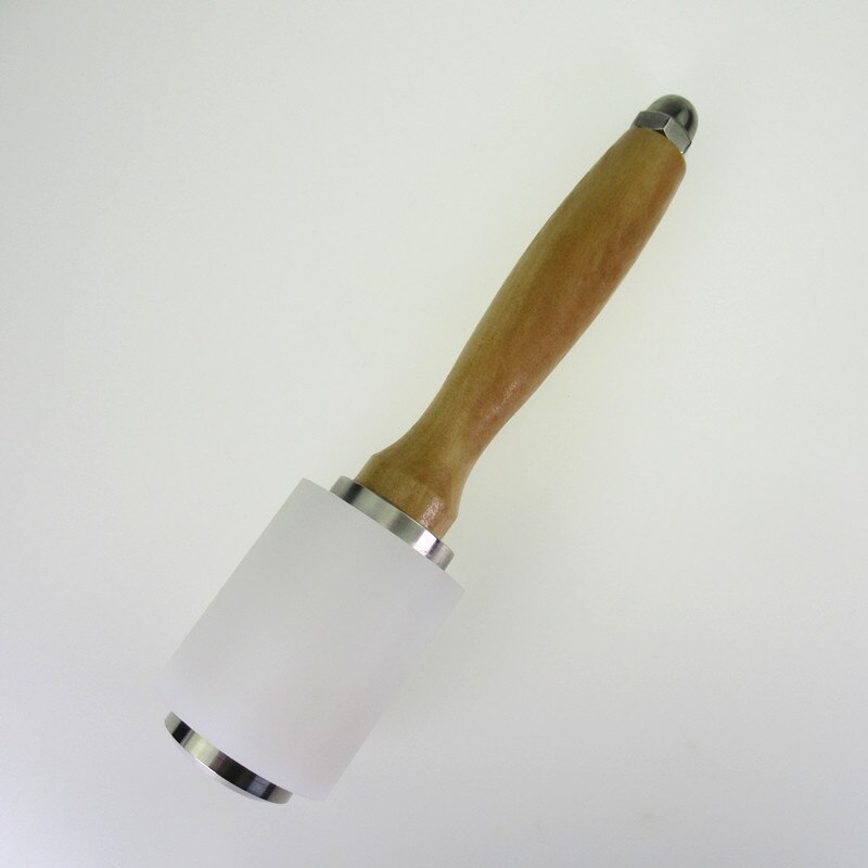 1pcs Leather Wood Handle Carving Nylon Hammer Printing Tool DIY Craft Cowhide Punch Cutting Sew Tool