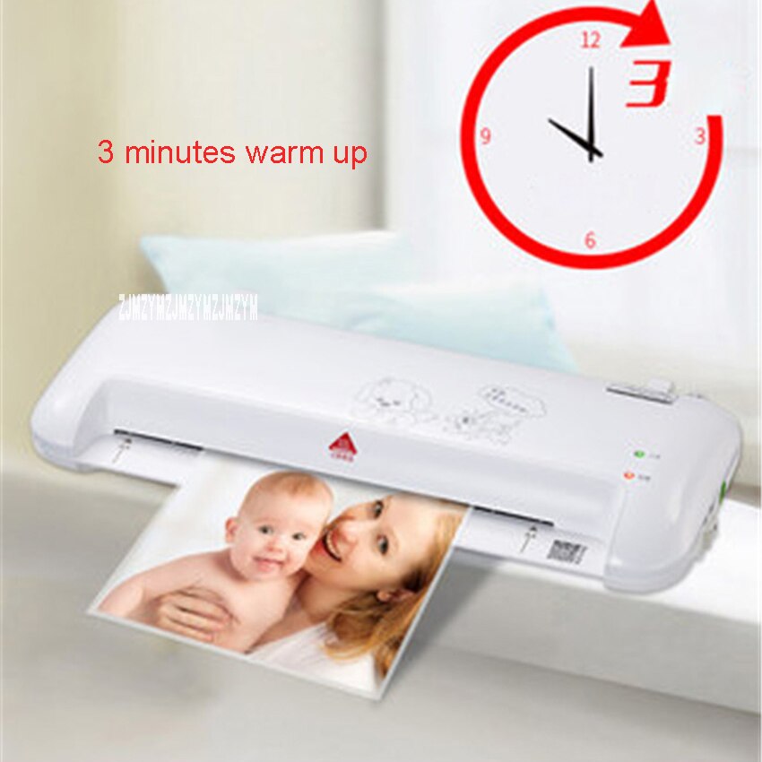 A4 Photo Laminator Paper Film Document Thermal &Cold Laminator A4 Plastificadora Termolaminar Plastifieuse Laminator L409-A