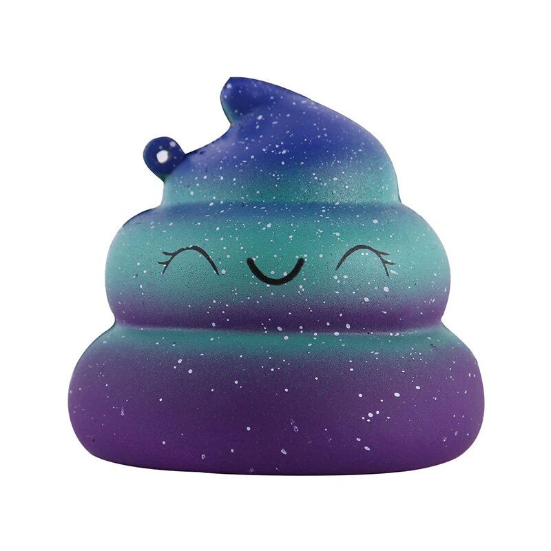 Lovely Toy For Kids Squishy Exquisite Galaxy Fun Crazy Poo Scented Charm Slow Rising Stress Reliever Toy Boys&Girls: Default Title