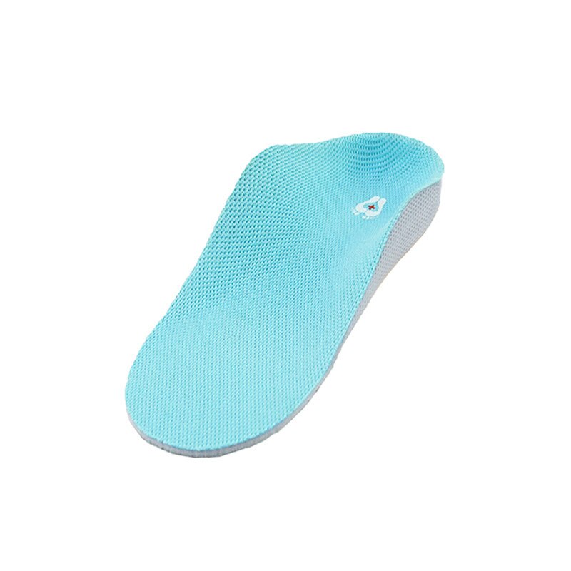 Plantillas ortopédicas para niños, suela de salud de pie plano para zapatos, supinador de valgo para niño y niña, almohadillas de soporte para arco: Azul / 0