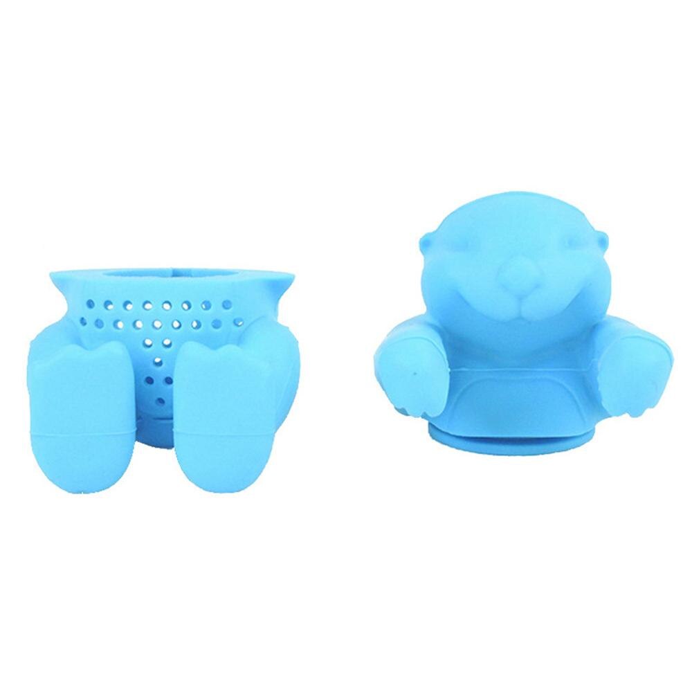 Otter Thee-ei Siliconen Leaf Zeef Herbal Spice Filter Diffuser