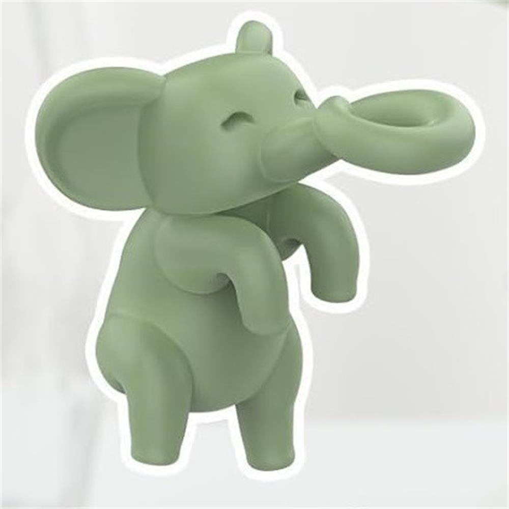 Plant propagation buddy 3d elephant plant holder plast plantestøtter multifunksjonell planteholder: Burgunder