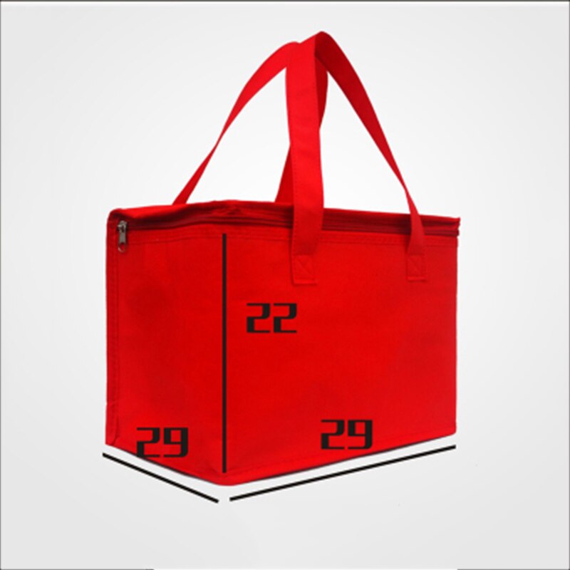 Foldable Large Cooler Bag Portable Food Cake Insulated Bag Aluminum Foil Thermal Box Waterproof Ice Pack Lunch box Bag: 12
