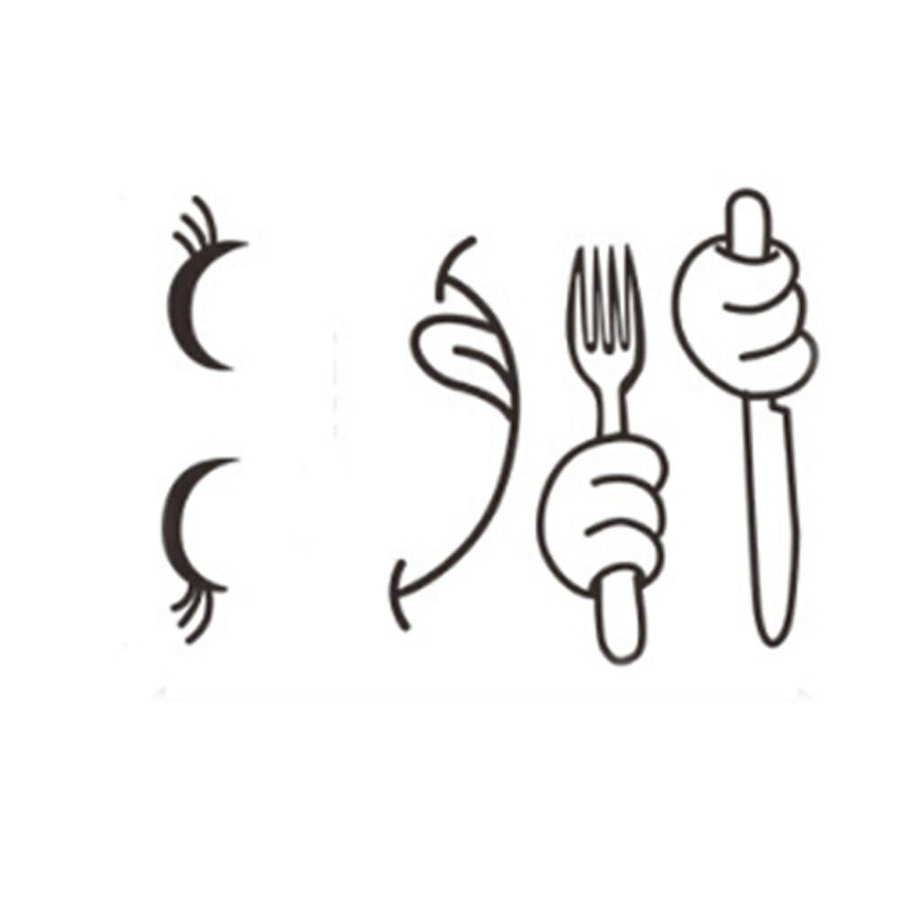 Fridge Sticker Romantic Smiley Cartoon Shape Refrigerator Magnetic Refrigerator Sticker Decoration A/B/C/D