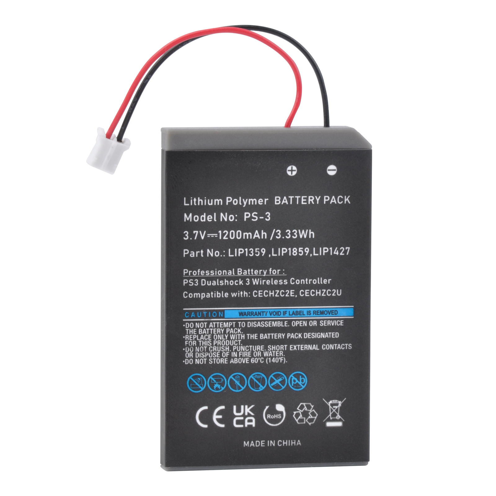 Batterie de contrôleur Batmax PS3 LIP1359 LIP1859 LIP1427 batterie PS3 pour Sony Playstation 3 Dualshock 3 PS3 contrôleur Bluetooth