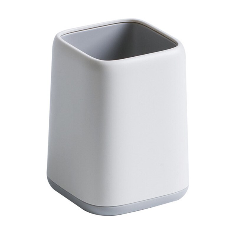 Silicone Pen Holder Pencil Stand Desktop Storage Case Box Desk Office Organizer Accessories Stationery Set For Students: gray