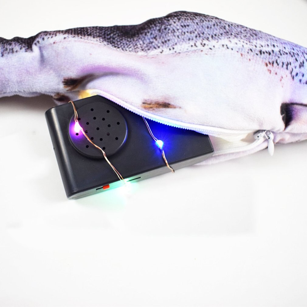 Electronic Cat Toy 3D Fish Electric USB Charging Simulation Fish Toys for Cats Pet Playing Toy Cat Supplies