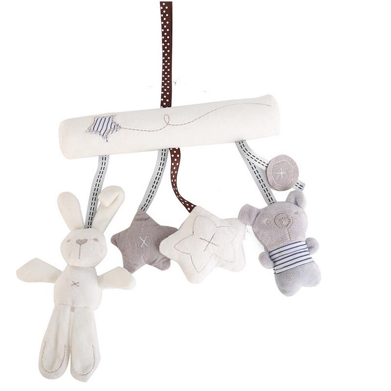 Baby Hanging Bed Safety Seat Frog Elephant Rabbit Bear Car Stroller Pram Cot Babyplay Travel Cute Toy 40% off: C