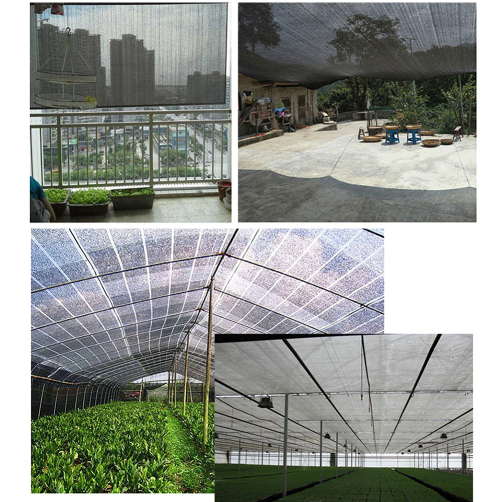 Cortina bloqueadora solar resistente a los rayos Uv, Red de tela negra para jardín, lona de malla para invernadero, flores, Jade, Red de sombreado, suministros de jardín