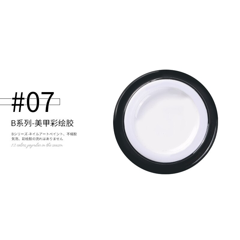 Colle de dessin extensible pour vernis à ongles, 5ml, Super forte, Gel araignée, extensible, élastique, Point à ligne: 7