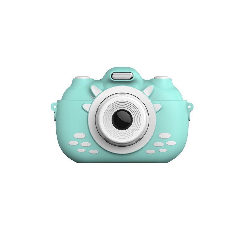 Mini lovely Anti-fall children's digital camera 3.0 screen full HD 1080P support various languages kids camera for kids: Blue / 32G