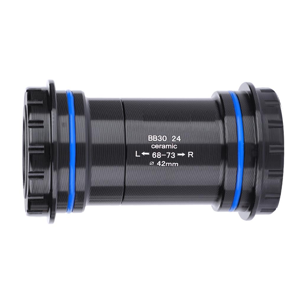 Bike Bottom Bracket Mountain Road Bicycle External Bearing Bottom Brackets for SHIMANO 24mm SRAM 24-22mm Crankset