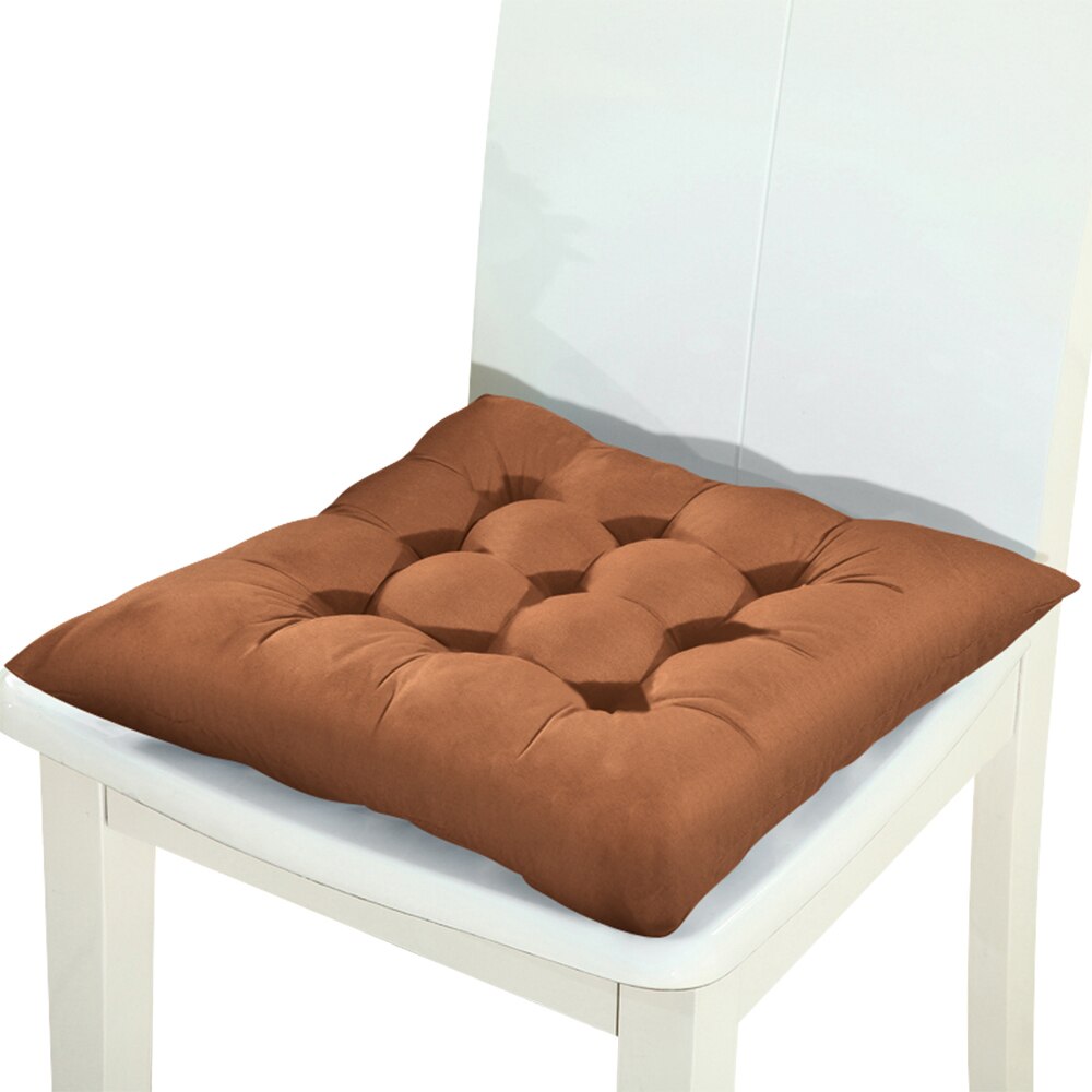 Kamer 1/2/4 Pcs Kussen Winter Kantoor Kussen Stoel Achterbank Kussen Sofa Kussen Hip Kussen 37x37cm: ZD12