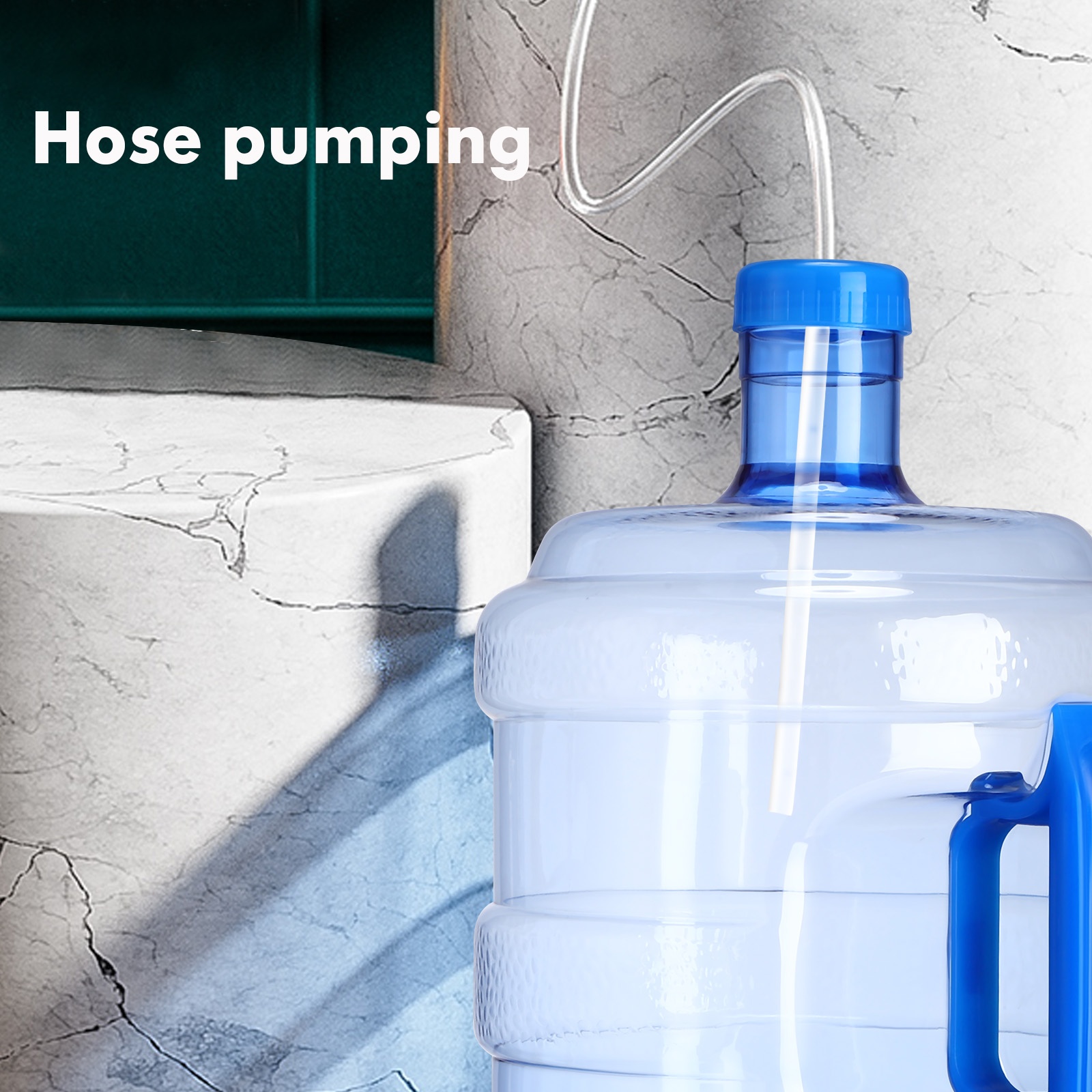 10L Water Jug Durable Plastic Bucket Portable Water Container Office Home Outdoor School Supplies Storage Solution