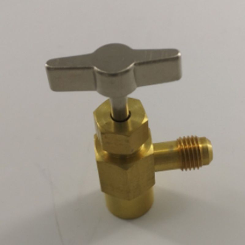 R134A Can Tap Valve Refrigerant Dispenser Tool with Tank Adapter for 1/4 and 1/2 inch AC Freon Charging Hose