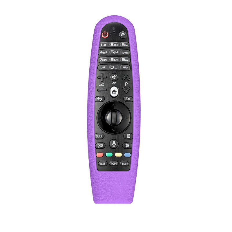 For LG Smart TV AN-MR600 AN-MR650 AN-MR18BA MR19BA MR20GA Remote Control Silicone Protective Covers with Lanyard: D