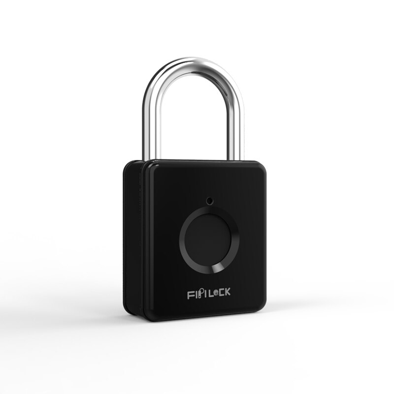 Fipilock Mini Oplaadbare Smart Lock Keyless Vingerafdruk Hangslot Anti-Diefstal Beveiliging Leuke Hangslot Deur Bagage Lock Kleine Doos