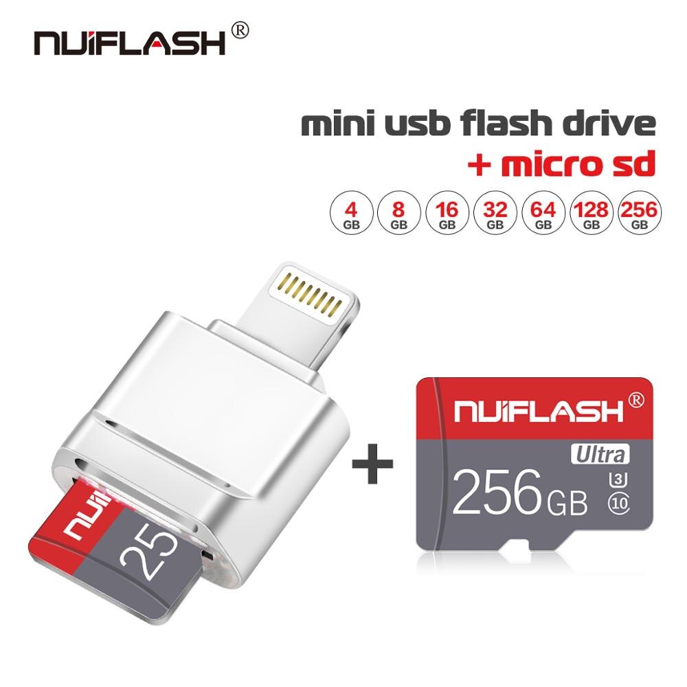 High Speed iPhone 2.0 Flash Drives External Storage Pendrives 128GB 256GB 512GB Thumbdrive Usb Memory Card Stick