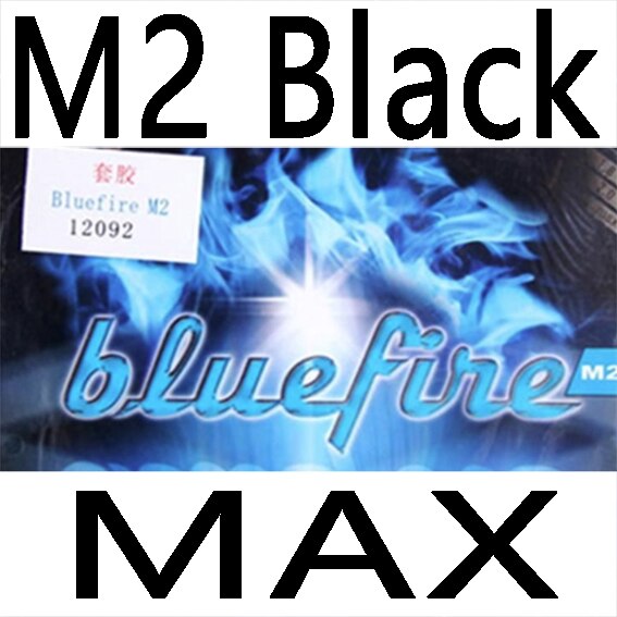 Original donic bluefire m1 m2 m3 tênis de mesa borracha raquetes de tênis de mesa esportes azul chama azul fogo: M2 black