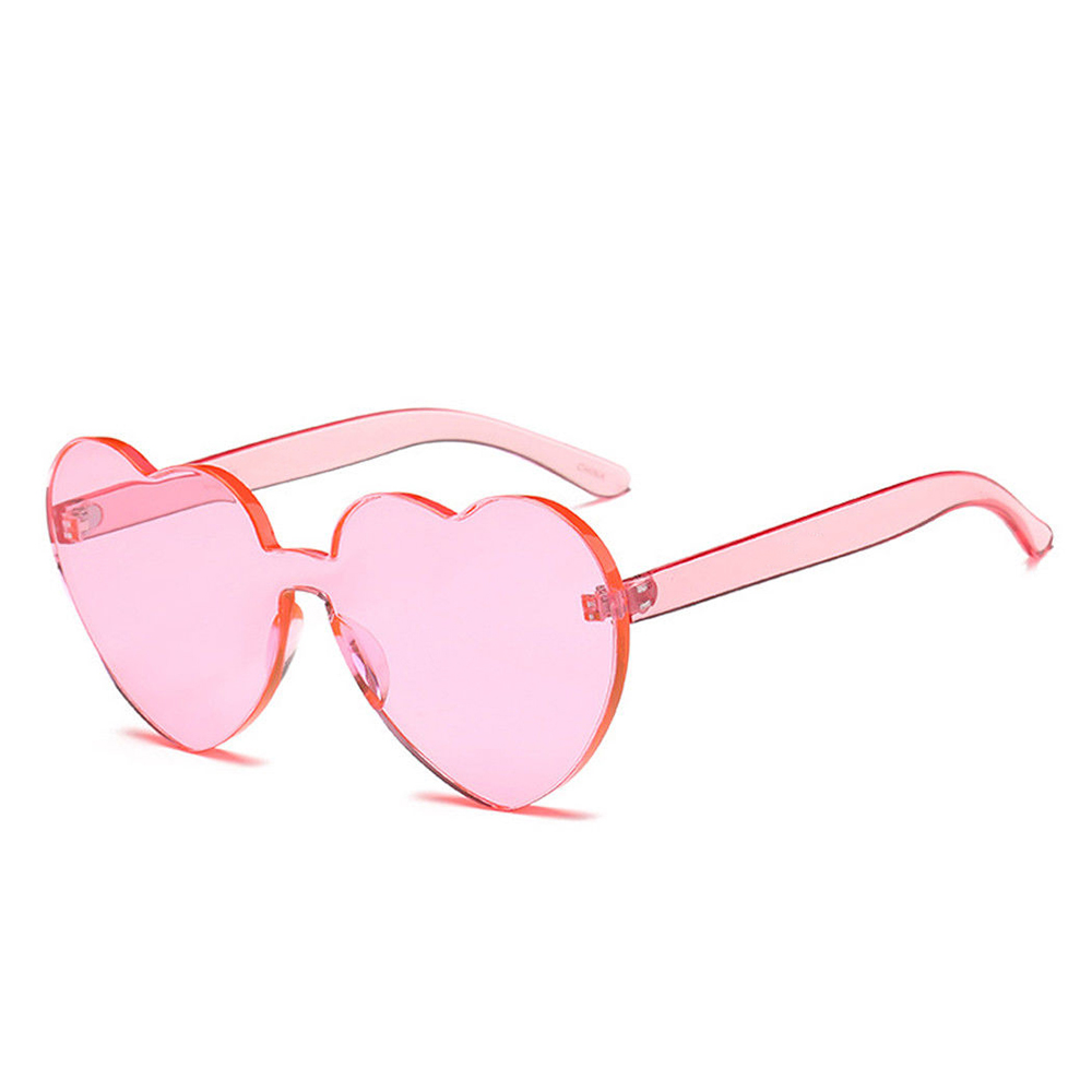 Pink Love Heart Shaped Sunglasses Retro Uv400 Women Glasses Vintage Female Cute Lolita Eyewear Girls Shades: pink