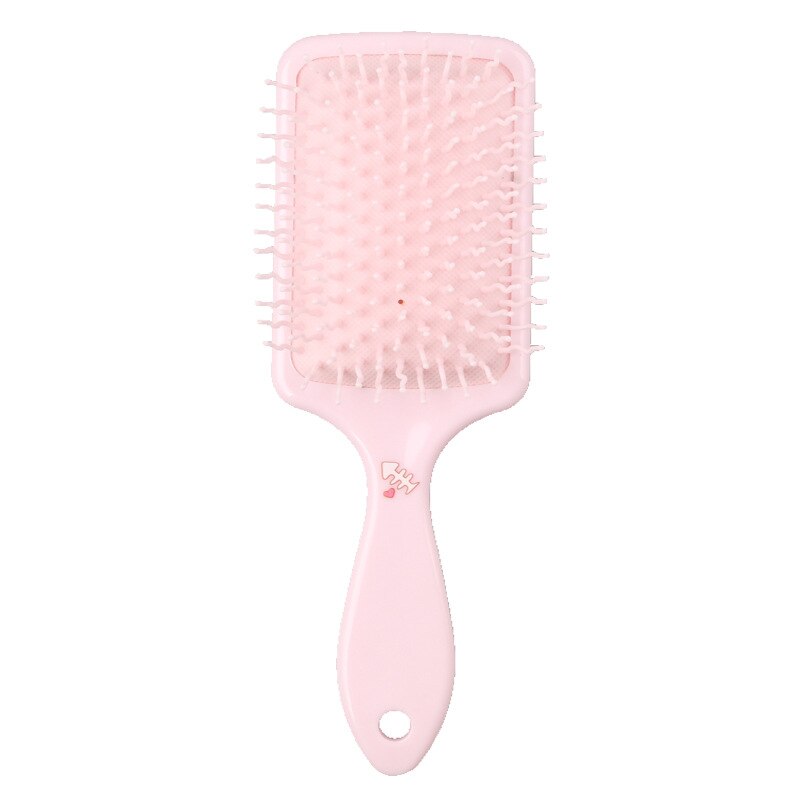 Pente de cabelo bonito estudante menina pente doméstico plástico encaracolado pente de cabelo celebridade cabeleireiro pente anti-estático massagem pente