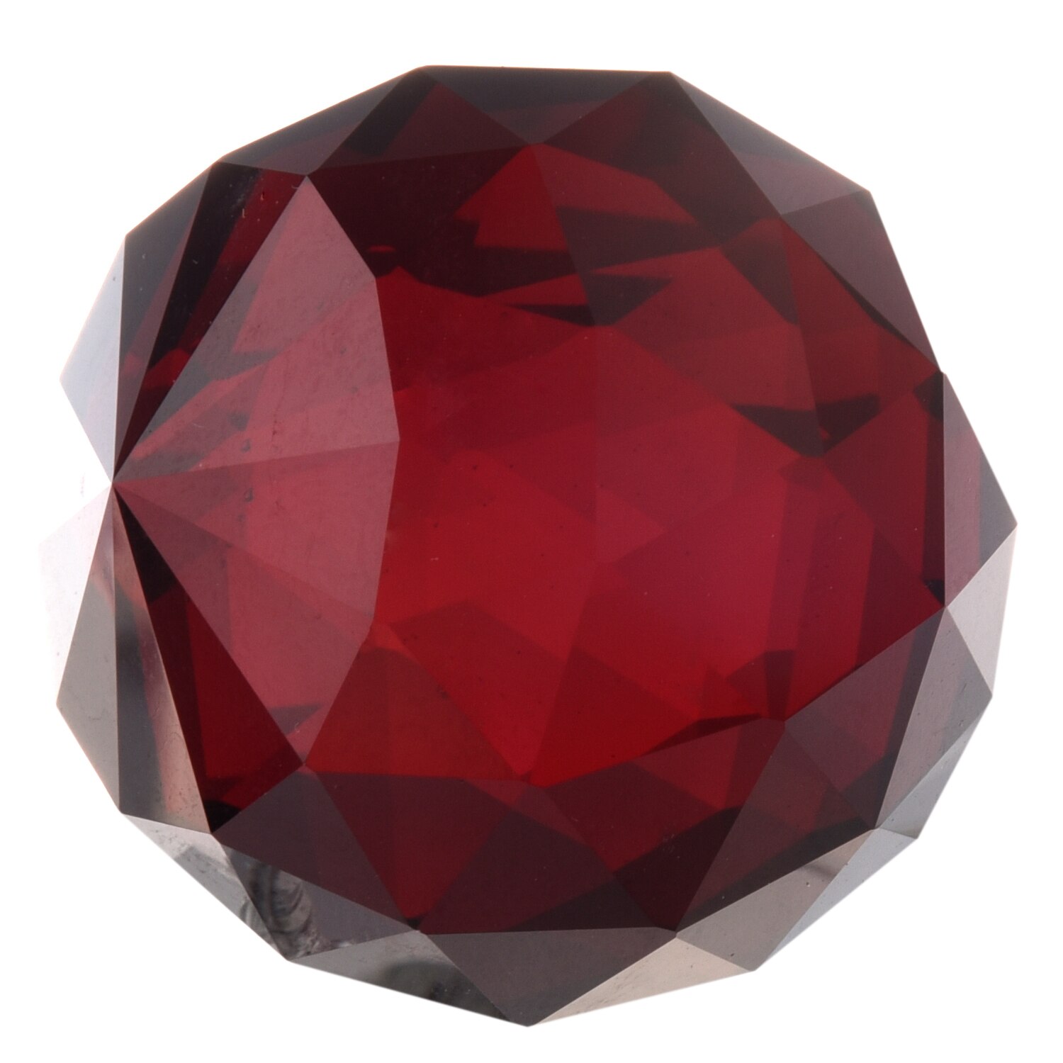 40mm Red Crystal Ball Prisms by Square