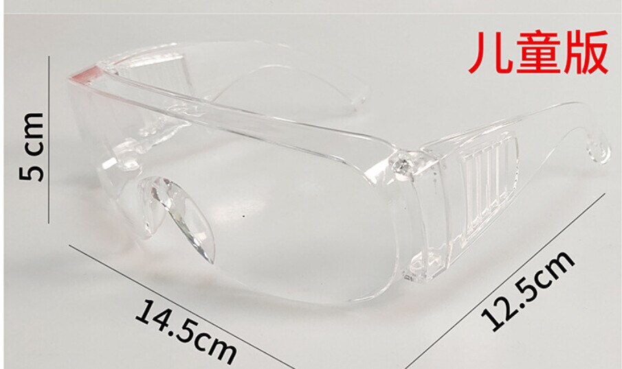 Transparent Goggles Safety Lab Glasses Anti Protective Chemical Splash Goggle: Transparent  Kids