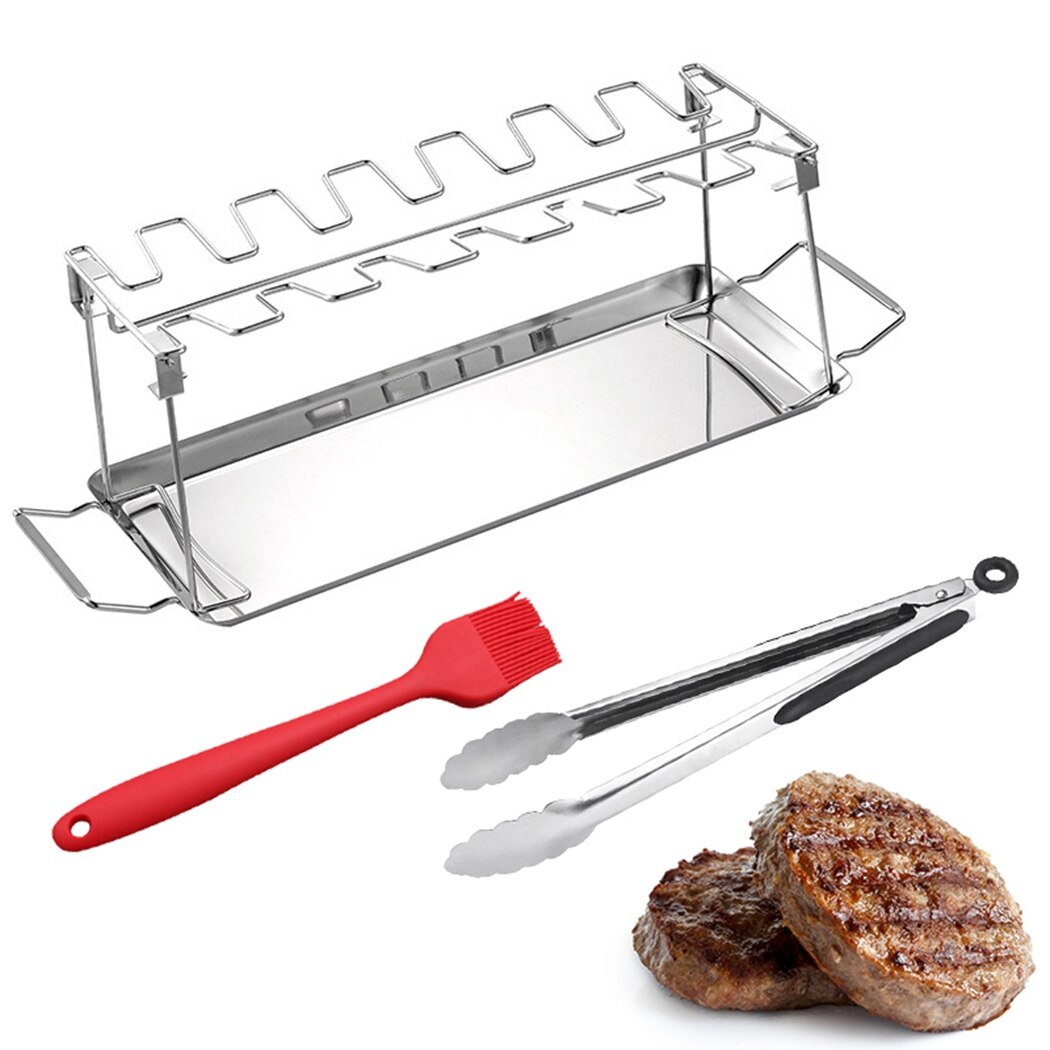 Panier à Griller pour Barbecue en Acier Inoxydable Pliant Réutilisable