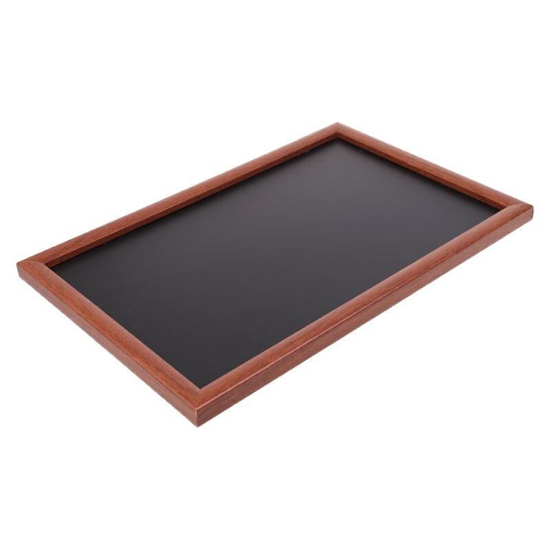 Rectangle Hanging Wooden Message Blackboard Chalkboard Wordpad Advertising Board