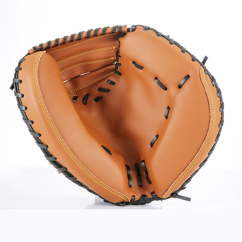 Männer Ausbildung Baseball Handschuh Leder Verknüpfungen Hand Zubehör freundlicher weicher Ball Handschuhe Schlagen freundlicher Guante Beisbol Baseball Praxis