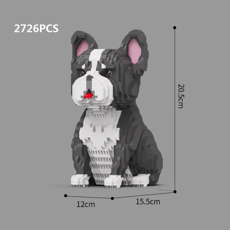 Mini Blocks Dog Realistic Animal Golden Retriever Kit Persian Ragdoll Cat STEM Educational Toy Home Decoration: green