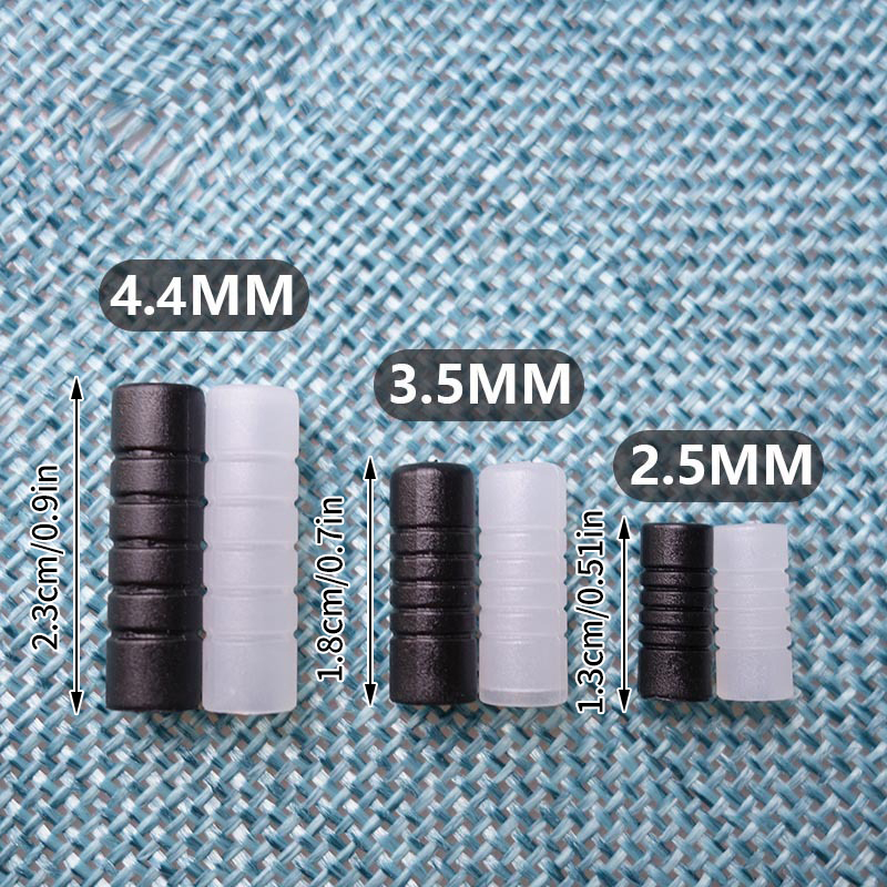 Tapón Universal de protección contra el polvo, cubierta transparente para Cable de Audio HIFI, accesorios para auriculares, 50 piezas, 3,5/2,5/4,4mm
