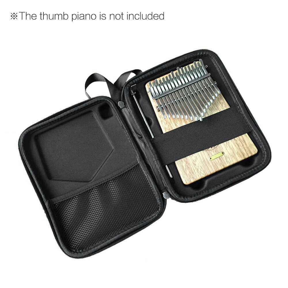 17 Keys Crystal Kalimba African Thumb Transparent Finger Piano Acrylic Kalimba Portable Musical Instrument: Kalimba Bag