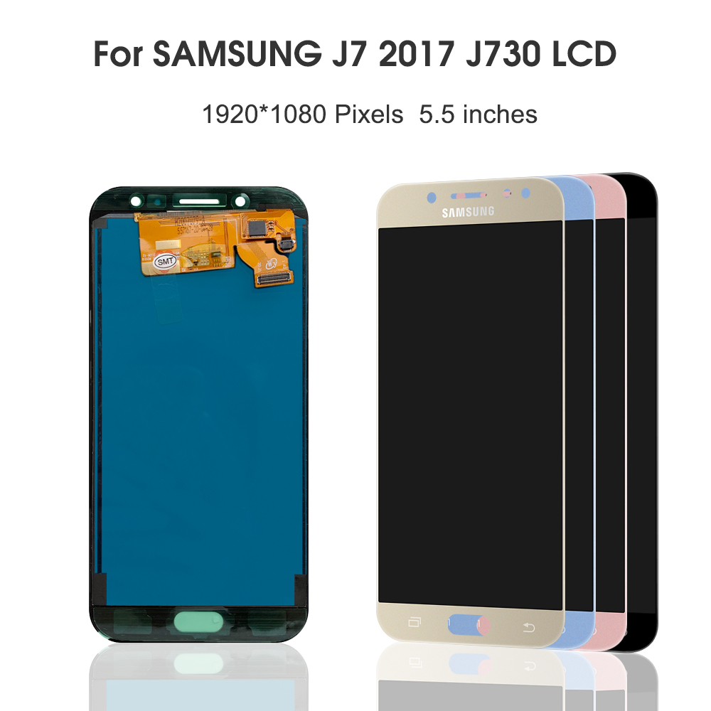 Pantalla Lcd TFT para móvil, piezas de digitalizador de pantalla táctil para SAMSUNG Galaxy J7 Pro, J730, J730F, J730GM/DS, J730G/DS