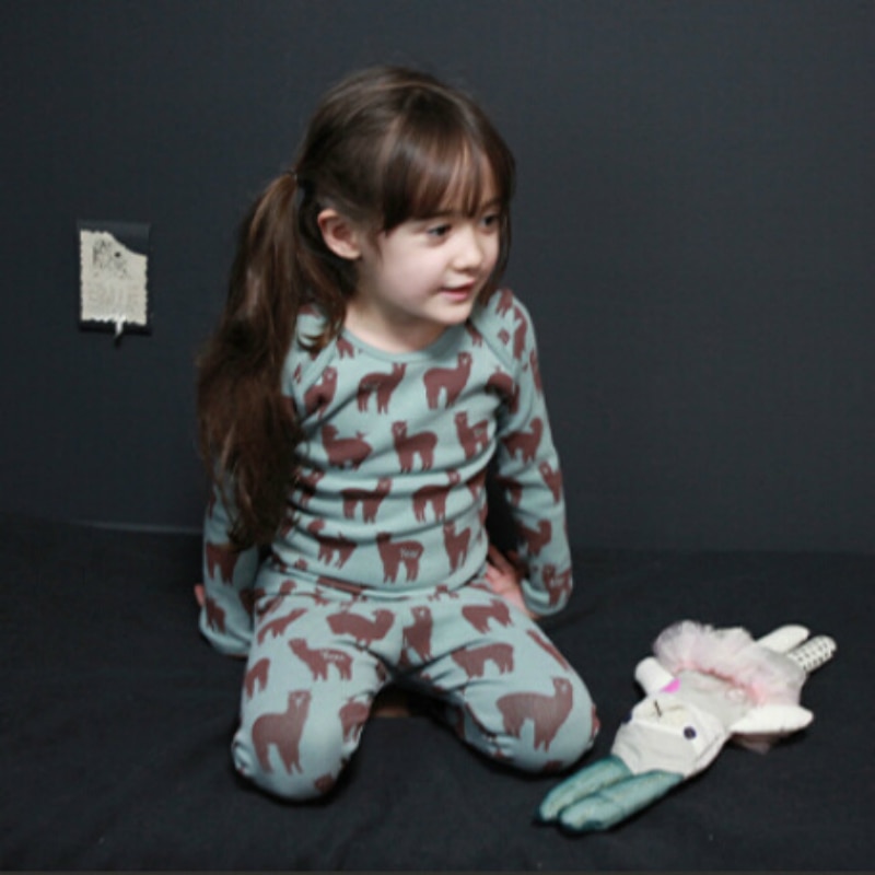 Syue moon meisjes pyjama sets herfst kleine katoenen pyjama's kinder katoenen nachtkleding babyjongen homewear nachtkleding kleding